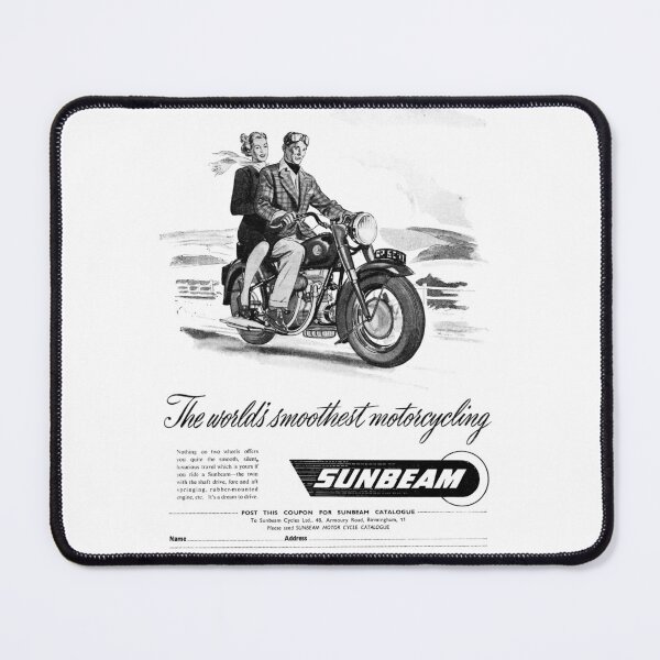 Item preview, Vintage Sunbeam classic Motorcycle advert designed and sold by Random Railways.