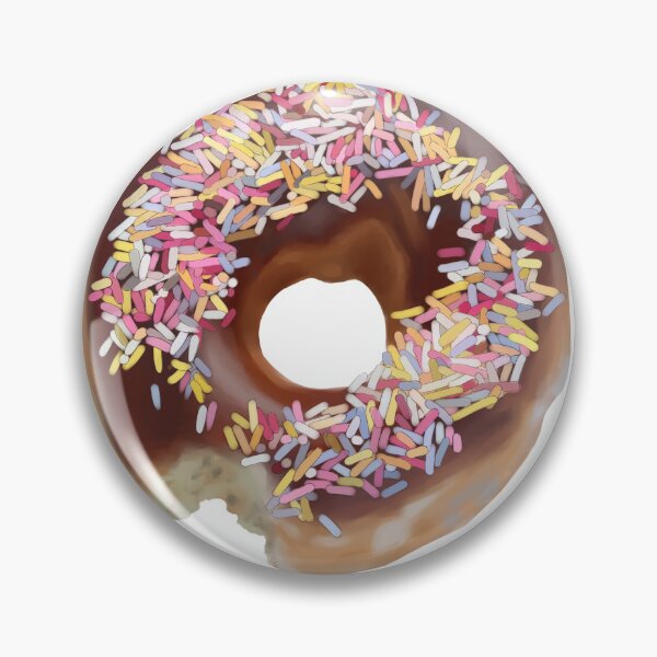 Item preview, Chocolate sprinkle homer donut designed and sold by Iva  Miloš - Colorpoppin.