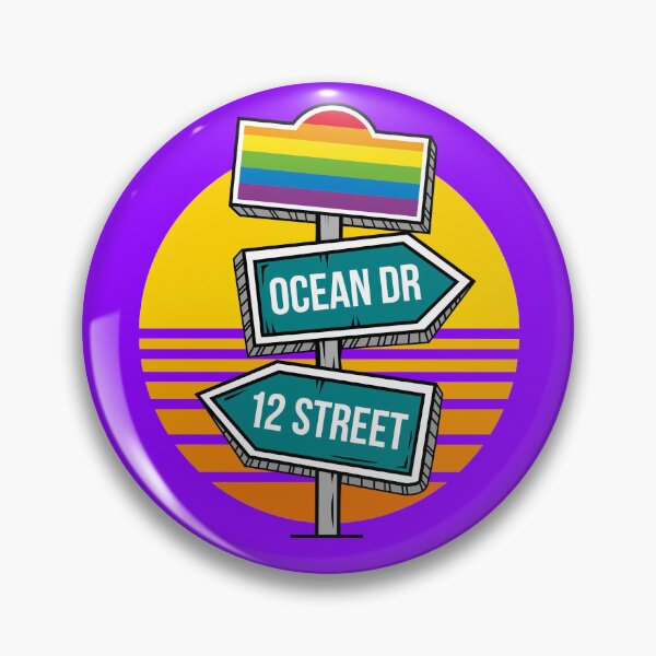 Item preview, LGBTQ miami beach 12 street designed and sold by retrippy.