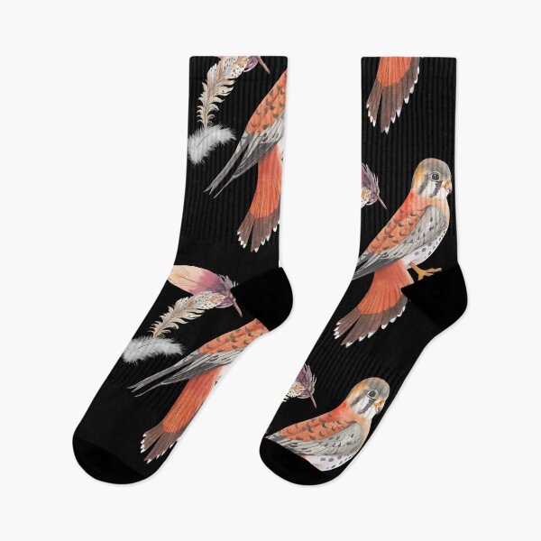 Item preview,  Sweet Kestral Falcon With Feathers Colorful Design designed and sold by EarthArtDesigns.