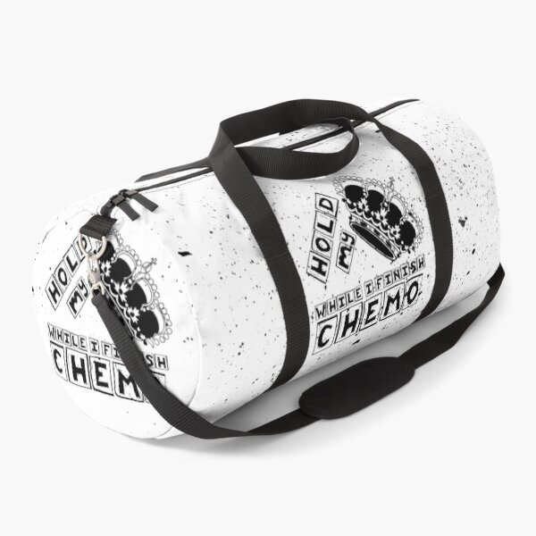 Item preview, Hold My Crown While I Finish My Chemo Black White designed and sold by therkmr.