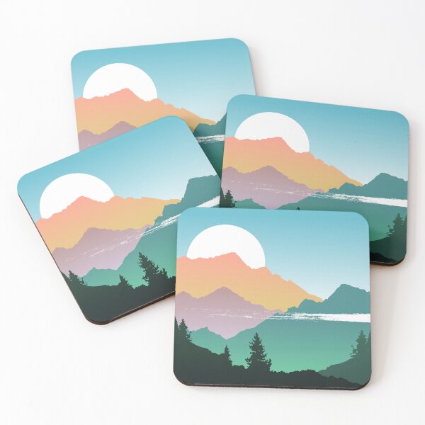 Item preview, Landscape dawn in the mountains designed and sold by Ranedel.