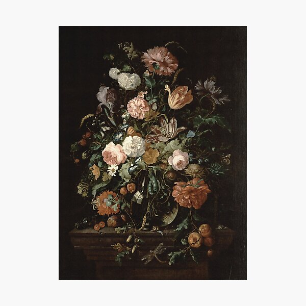 Item preview, Jan Davidsz De Heem - Still Life With Flowers In A Glass Bowl designed and sold by artcenter.