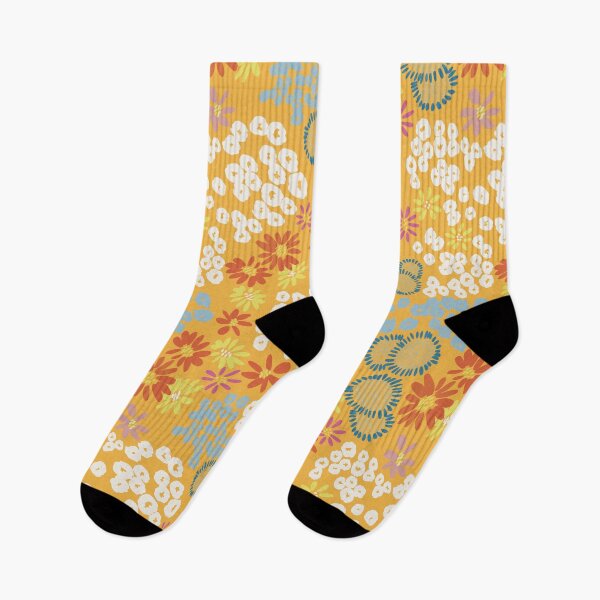 Item preview, Tangerine summer floral  designed and sold by SisterlyLove.