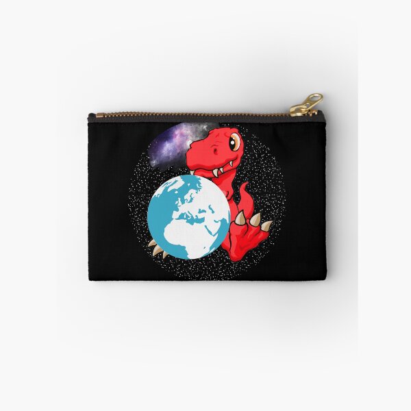 Item preview, Earth day, Red T-rex Dinosaur holding Mother Earth #2 designed and sold by Hypnotees.