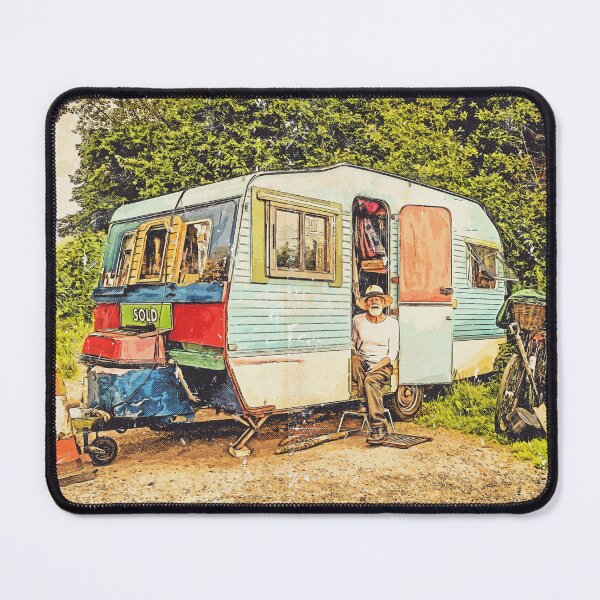 Item preview, Old Gypsy Nomad Vintage Illustration designed and sold by Salukeart.