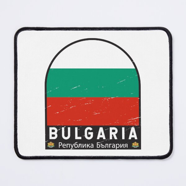 Item preview, Bulgaria Flag Emblem Distressed Vintage designed and sold by KrisSidDesigns.