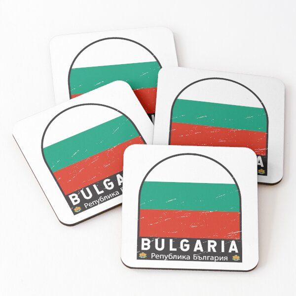 Item preview, Bulgaria Flag Emblem Distressed Vintage designed and sold by KrisSidDesigns.