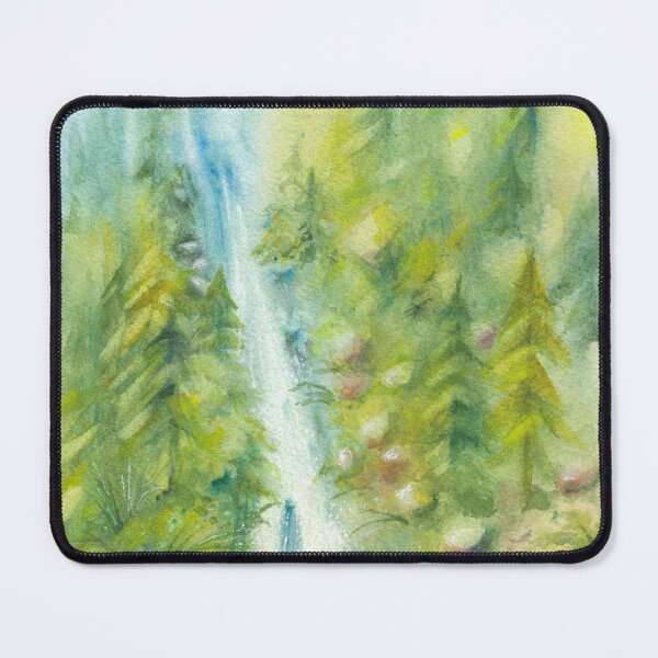Item preview, Waterfall in Forest Watercolors designed and sold by IvaW.