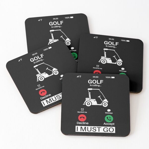Item preview, Golf Is Calling I Must Go: Vintage Funny Golf Cart Golfer Golfing designed and sold by Adexyl.