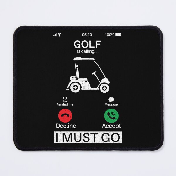 Item preview, Golf Is Calling I Must Go: Vintage Funny Golf Cart Golfer Golfing designed and sold by Adexyl.
