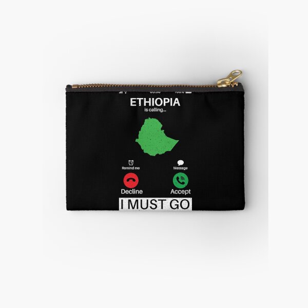Item preview, Ethiopia Is Calling I Must Go: Ethiopia Home Calling - Vintage Flag Ethiopian Pride Vacation designed and sold by Adexyl.