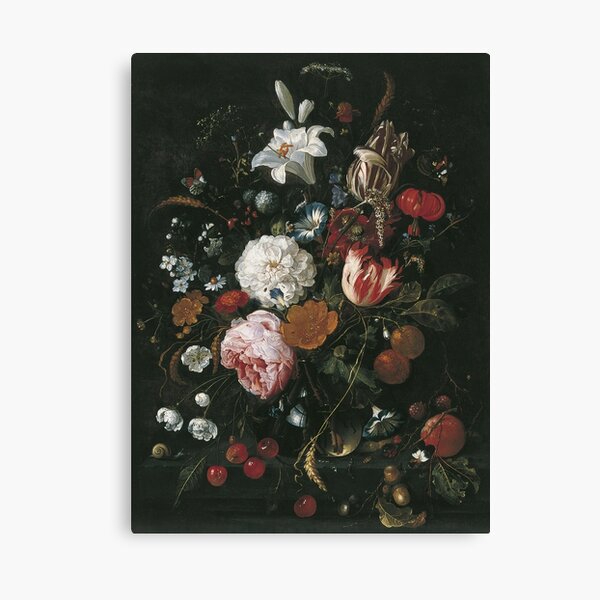 Item preview, Jan Davidsz. De Heem - Flowers In A Glass Vase With Fruit designed and sold by artcenter.