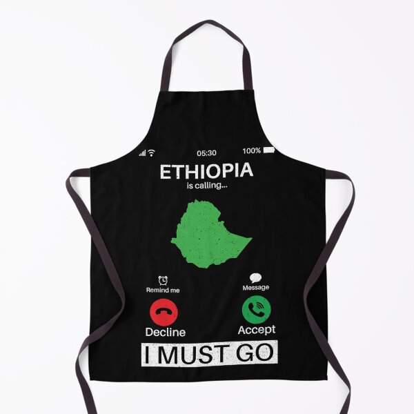 Item preview, Ethiopia Is Calling I Must Go: Ethiopia Home Calling - Vintage Flag Ethiopian Pride Vacation designed and sold by Adexyl.