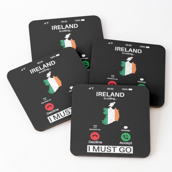 Item preview, Ireland Is Calling I Must Go: Ireland Home Calling - Vintage Flag Irish Pride Vacation designed and sold by Adexyl.