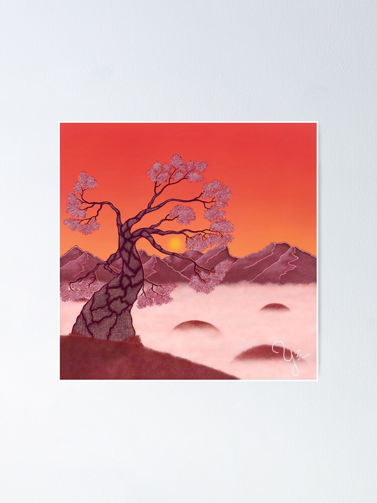 "tree in the heights." Poster for Sale by ykpaintings Redbubble