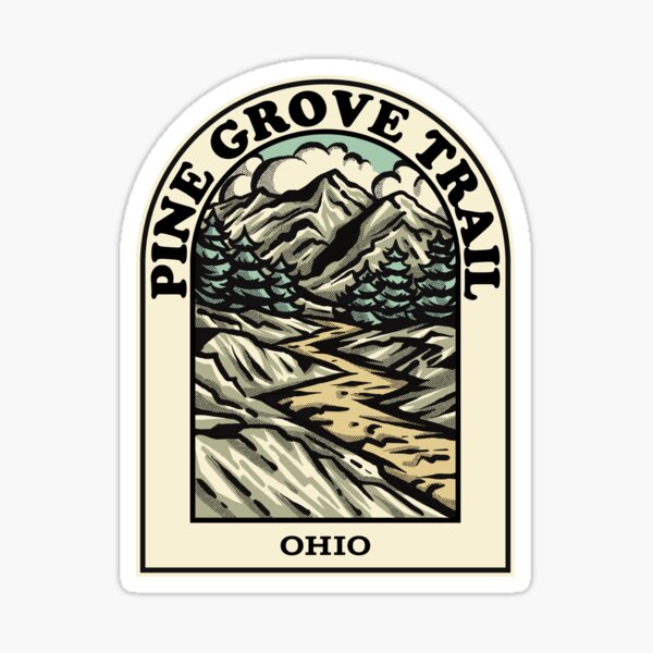 Item preview, Pine Grove Trail Ohio hiking backpacking trail designed and sold by HalpinDesign.