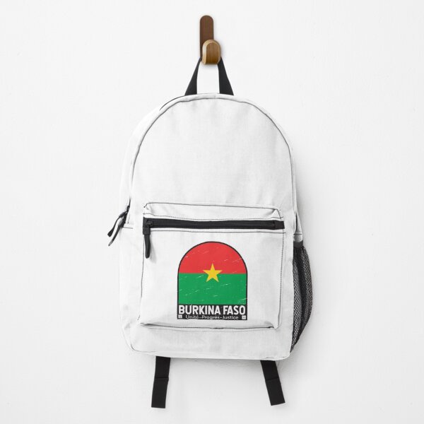 Item preview, Burkina Faso Flag Emblem Distressed Vintage designed and sold by KrisSidDesigns.