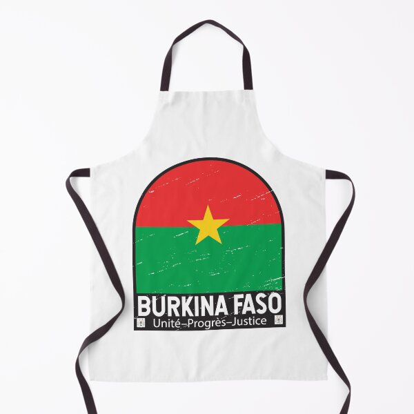 Item preview, Burkina Faso Flag Emblem Distressed Vintage designed and sold by KrisSidDesigns.