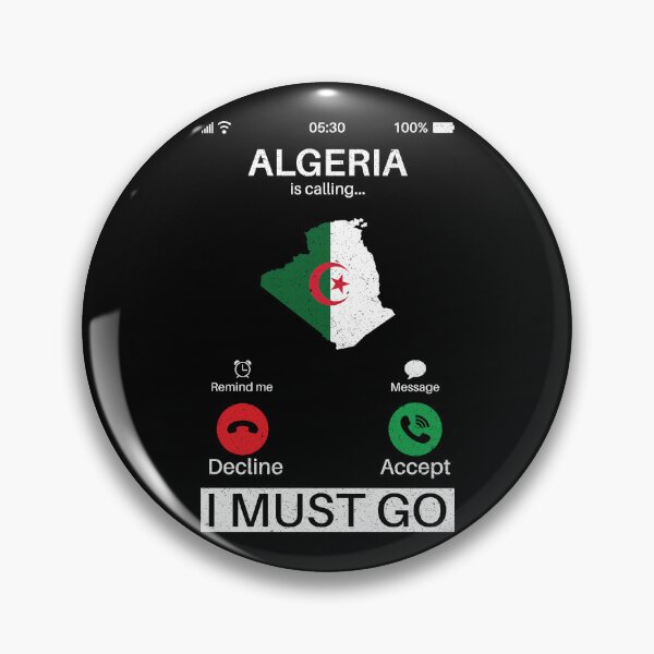 Artikelvorschau, Algerien ruft, ich muss gehen: Algerien Home Calling - Vintage Flag Algerian Pride Vacation entworfen und verkauft von Adexyl.