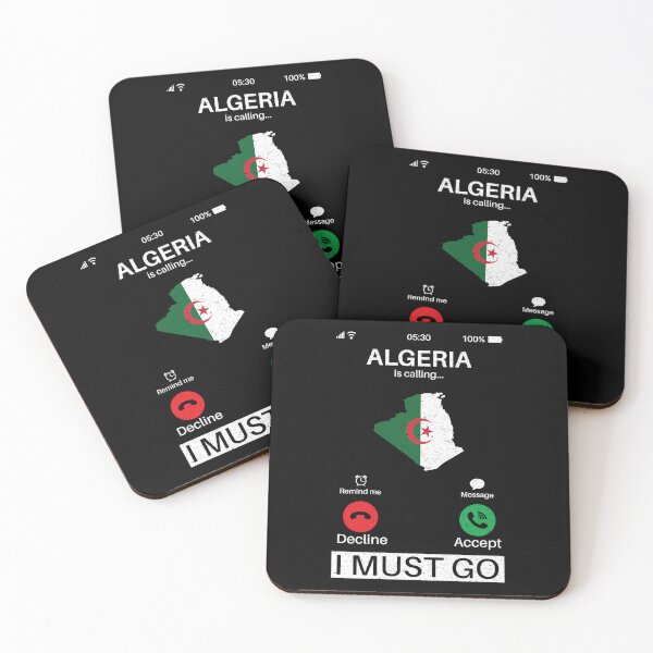 Item preview, Algeria Is Calling I Must Go: Algeria Home Calling - Vintage Flag Algerian Pride Vacation designed and sold by Adexyl.