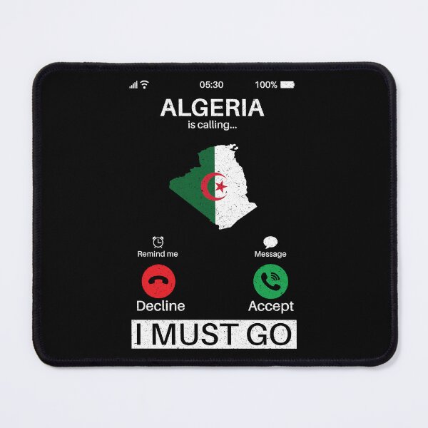 Item preview, Algeria Is Calling I Must Go: Algeria Home Calling - Vintage Flag Algerian Pride Vacation designed and sold by Adexyl.