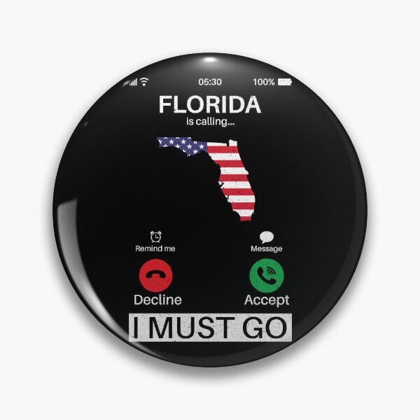 Item preview, Florida Is Calling I Must Go: Vintage Florida State, Florida Home Calling, Vacation designed and sold by Adexyl.