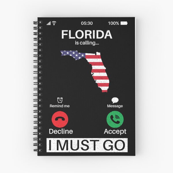 Item preview, Florida Is Calling I Must Go: Vintage Florida State, Florida Home Calling, Vacation designed and sold by Adexyl.