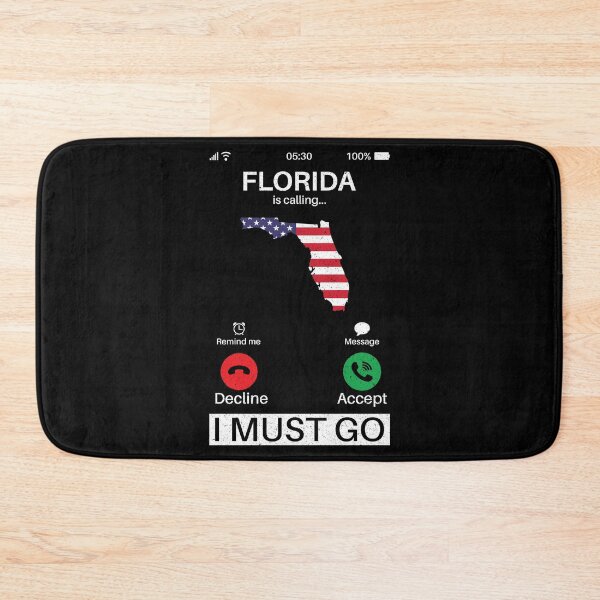 Item preview, Florida Is Calling I Must Go: Vintage Florida State, Florida Home Calling, Vacation designed and sold by Adexyl.