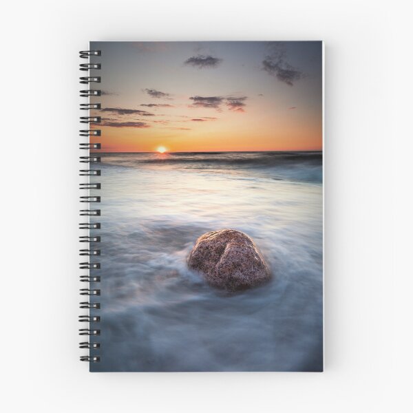 Artikelvorschau, Meer-Sonnenuntergang-Tagebuch-Design mit festem Einband entworfen und verkauft von Imadullah.