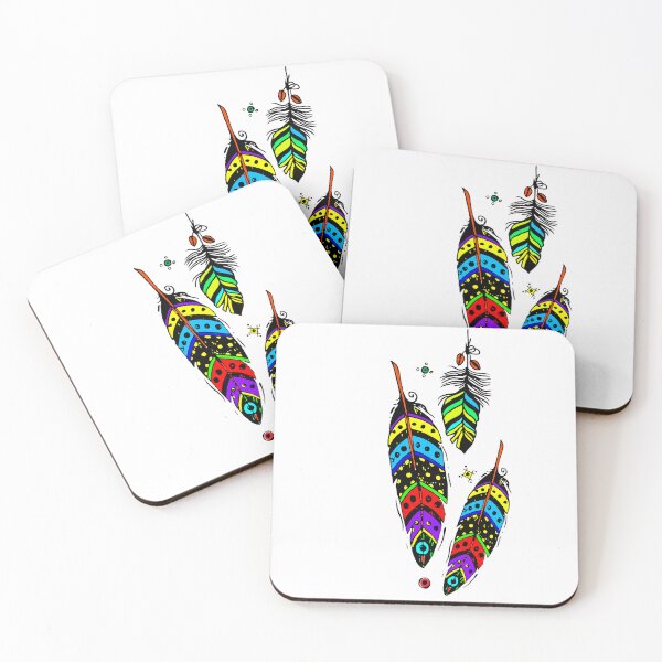 Item preview, Boho Color Feather designed and sold by IDEZIGN2017.