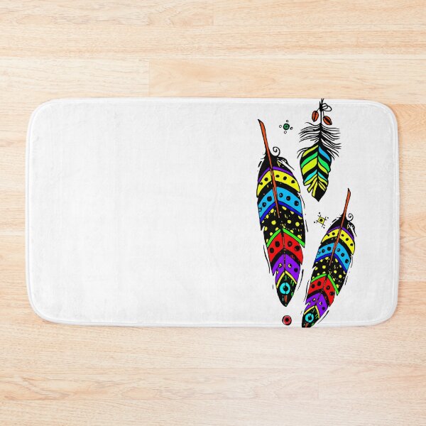 Item preview, Boho Color Feather designed and sold by IDEZIGN2017.