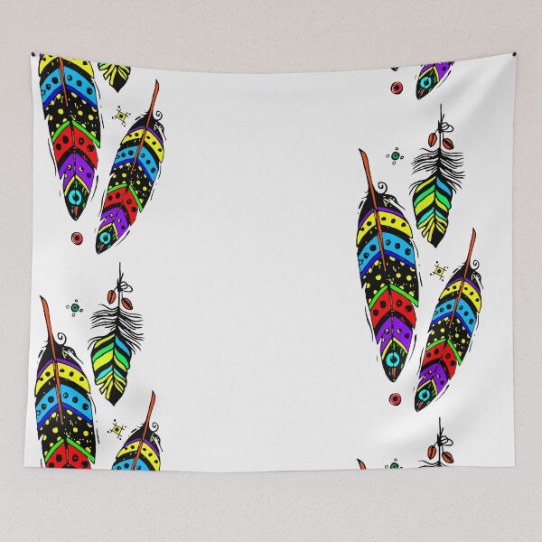 Item preview, Boho Color Feather designed and sold by IDEZIGN2017.