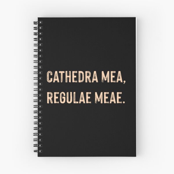 Item preview, Cathedra Mea, Regulae Meae designed and sold by supnups.