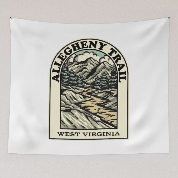 Item preview, Allegheny Trail West Virginia hiking backpacking trail designed and sold by HalpinDesign.