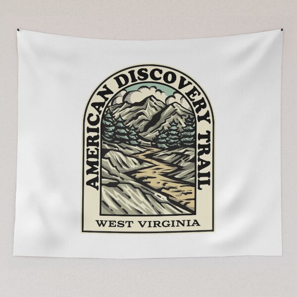 Aperçu de l'œuvre American Discovery Trail West Virginia hiking backpacking trail créée et vendue par HalpinDesign.