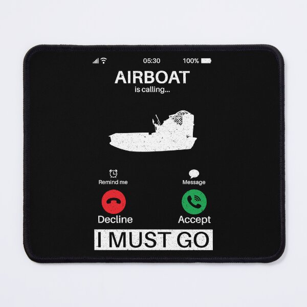 Item preview, Airboat Is Calling I Must Go: Vintage Funny Airboat Lover Sailor Captain Ship Driver Vacation designed and sold by Adexyl.