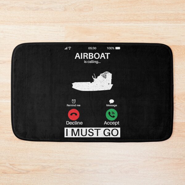 Item preview, Airboat Is Calling I Must Go: Vintage Funny Airboat Lover Sailor Captain Ship Driver Vacation designed and sold by Adexyl.