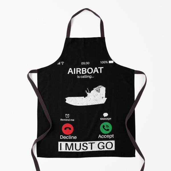 Item preview, Airboat Is Calling I Must Go: Vintage Funny Airboat Lover Sailor Captain Ship Driver Vacation designed and sold by Adexyl.
