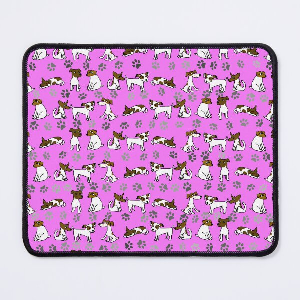 Item preview, Funny Jack Russell Terrier Cartoon Pattern Pink designed and sold by jaggerstudios.