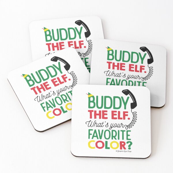 Item preview, Buddy Elf What's Your Favorite Color © GraphicLoveShop designed and sold by Graphic Love Shop.