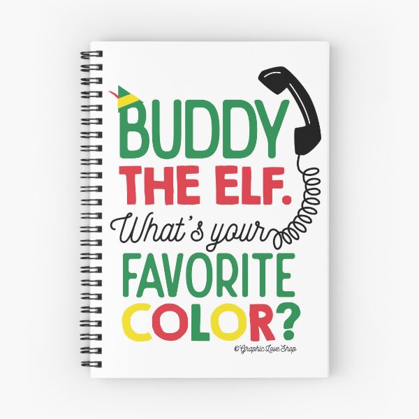 Artikelvorschau, Buddy Elf Was ist deine Lieblingsfarbe © GraphicLoveShop entworfen und verkauft von Graphic Love Shop.