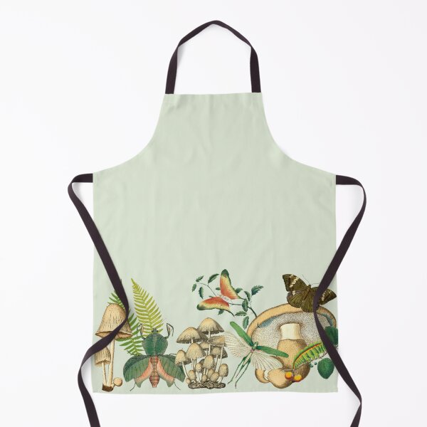 Item preview, Forest Floor - mushrooms and insect botanical designed and sold by ZinZoe.