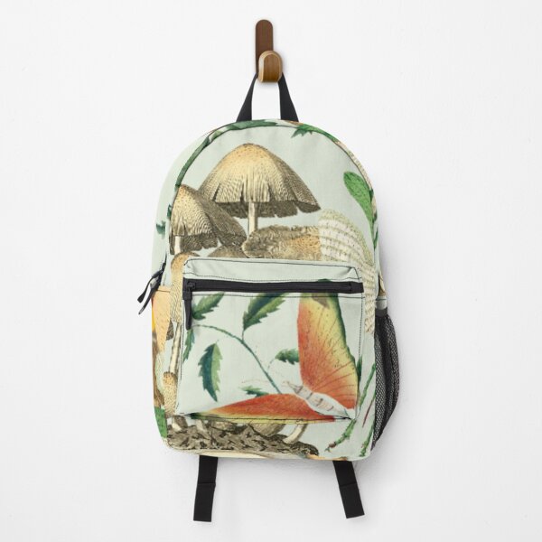 Item preview, Forest Floor - mushrooms and insect botanical designed and sold by ZinZoe.