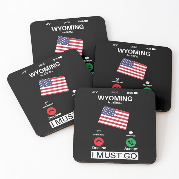 Item preview, Wyoming Is Calling I Must Go: Vintage Wyoming State, Wyomingite Home Calling, Vacation designed and sold by Adexyl.