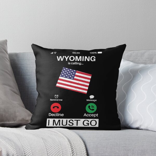 Item preview, Wyoming Is Calling I Must Go: Vintage Wyoming State, Wyomingite Home Calling, Vacation designed and sold by Adexyl.