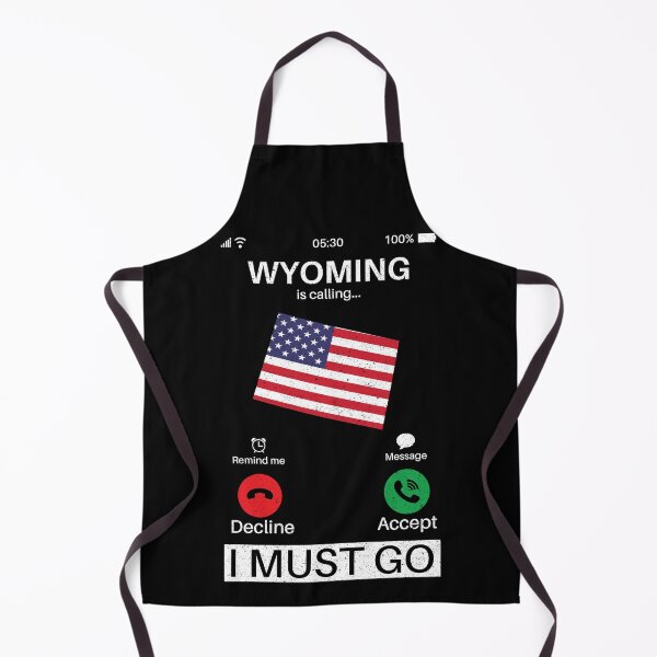 Item preview, Wyoming Is Calling I Must Go: Vintage Wyoming State, Wyomingite Home Calling, Vacation designed and sold by Adexyl.