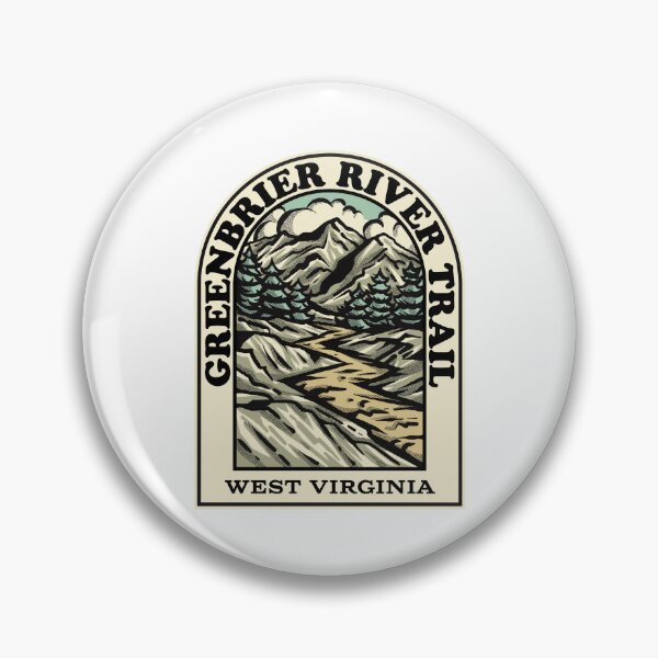 Item preview, Greenbrier River Trail West Virginia hiking backpacking trail designed and sold by HalpinDesign.