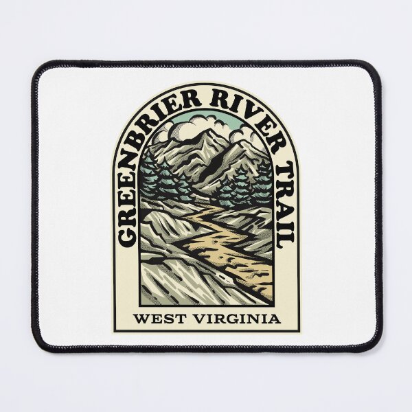 Item preview, Greenbrier River Trail West Virginia hiking backpacking trail designed and sold by HalpinDesign.