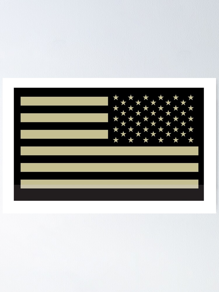 United States Air Force American Flag Design Poster 2 Sizes Available